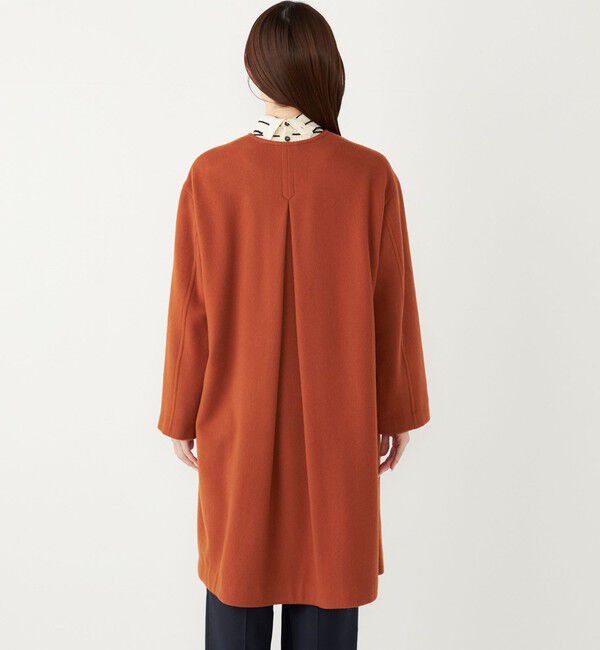 SHIPS Colors 「SHIPS Colors:SUPER100 ウール ノーカラー コート◇」|ノーカラーコート|