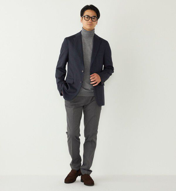 SHIPS Colors 「SHIPS Colors:〈手洗い可能〉アンチピリング 12ゲージ タートルネック ニット」|ニット・セーター|