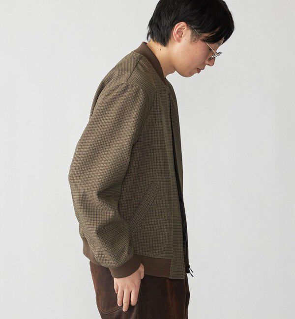 SHIPS「SHIPS: ダウンファブリック ブルゾン」|ブルゾン・スタジャン|