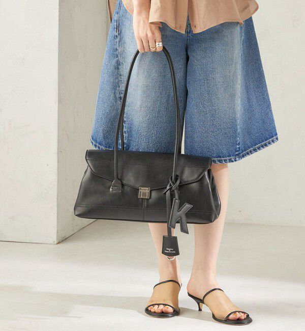 SHIPS for women「【WEB限定】George Cinq:SHOULDER BAG（L）」|ショルダー・メッセンジャー|ブラック