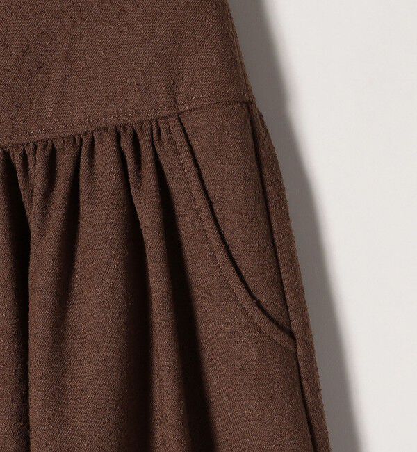 SHIPS any「SHIPS any:〈洗濯機可能〉ループヤーン ギャザー フレア スカート」|スカート|