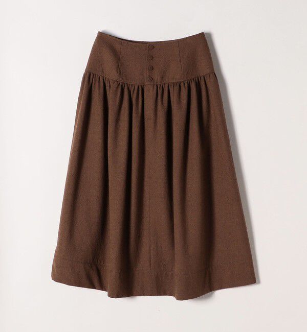 SHIPS any「SHIPS any:〈洗濯機可能〉ループヤーン ギャザー フレア スカート」|スカート|