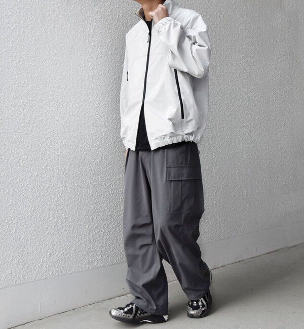 SHIPS any「SHIPS any:〈撥水加工〉タスラン SOLOTEX(R) トラック ジップ ブルゾン(セットアップ対応)◇」|ブルゾン・スタジャン|