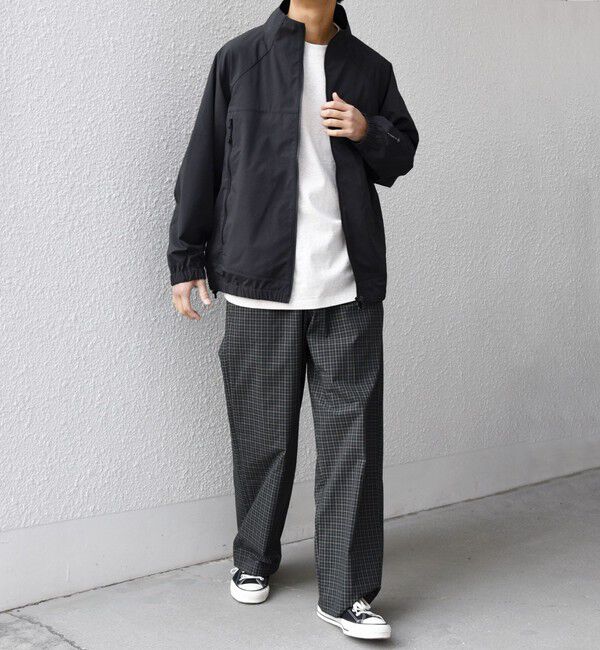 SHIPS any「SHIPS any:〈撥水加工〉タスラン SOLOTEX(R) トラック ジップ ブルゾン(セットアップ対応)◇」|ブルゾン・スタジャン|