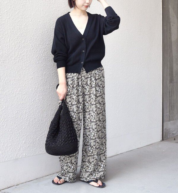 SHIPS Colors 「SHIPS Colors:〈手洗い可能〉ペーパー ライク フリンジ ポケット カーディガン◆」|カーディガン|