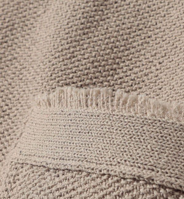 SHIPS Colors 「SHIPS Colors:〈手洗い可能〉ペーパー ライク フリンジ ポケット カーディガン◆」|カーディガン|