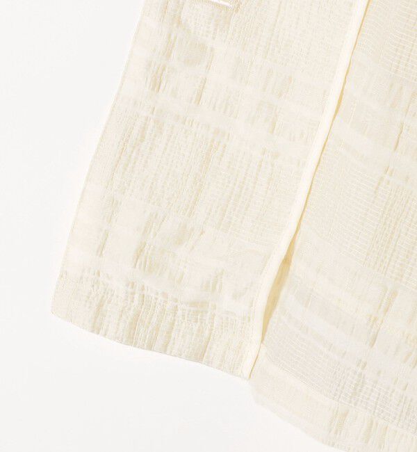 SHIPS any「SHIPS any:〈手洗い可能〉シアー チェック ルーズ テーラード シングル ジャケット」|テーラードジャケット|