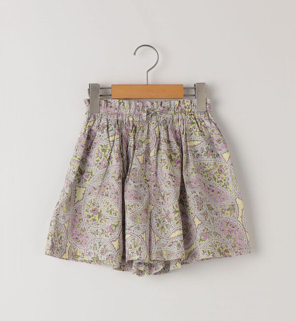 SHIPS KIDS「SHIPS KIDS:80～90cm / リバティ キュロット 」|キュロット|ラベンダー