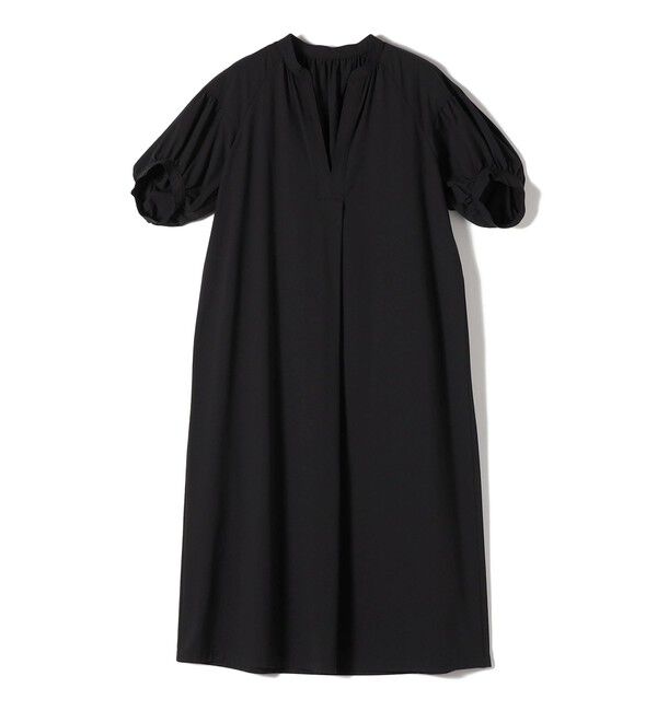 SHIPS Colors 「《予約》SHIPS Colors:〈UVカット・接触冷感〉ファンクション スキッパー ワンピース◆」|ワンピース|ブラック