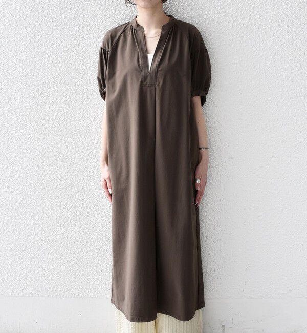 SHIPS Colors 「《予約》SHIPS Colors:〈UVカット・接触冷感〉ファンクション スキッパー ワンピース◆」|ワンピース|