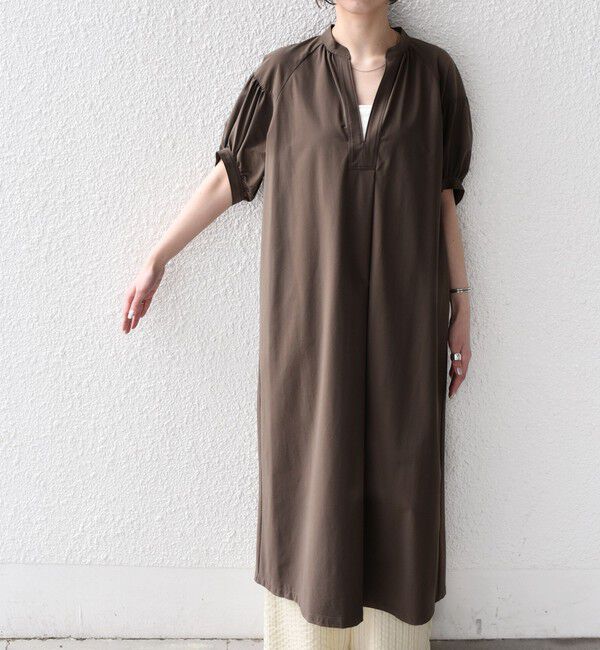 SHIPS Colors 「《予約》SHIPS Colors:〈UVカット・接触冷感〉ファンクション スキッパー ワンピース◆」|ワンピース|