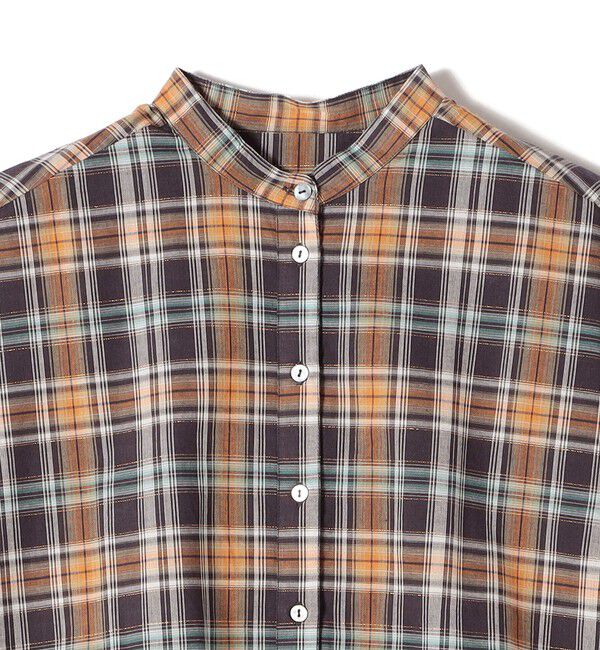 SHIPS Colors 「《予約》SHIPS Colors:〈手洗い可能〉マドラス チェック レイヤード ライク ワンピース◆」|ワンピース|