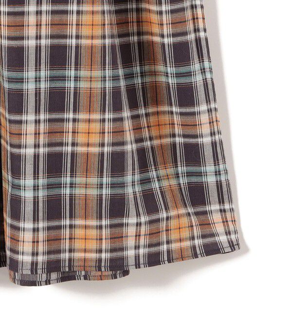 SHIPS Colors 「《予約》SHIPS Colors:〈手洗い可能〉マドラス チェック レイヤード ライク ワンピース◆」|ワンピース|