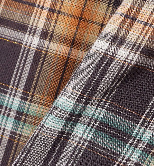 SHIPS Colors 「《予約》SHIPS Colors:〈手洗い可能〉マドラス チェック レイヤード ライク ワンピース◆」|ワンピース|