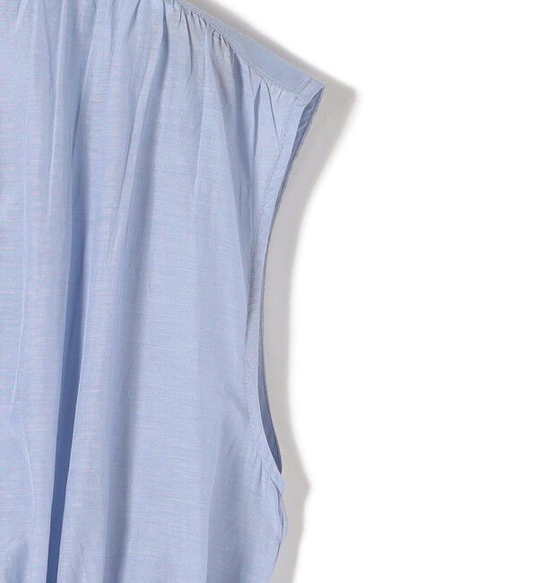 SHIPS Colors 「《予約》SHIPS Colors:〈手洗い可能〉コットン キュプラ ギャザー ワンピース◆」|ワンピース|