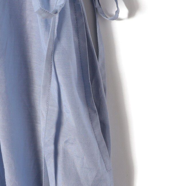 SHIPS Colors 「《予約》SHIPS Colors:〈手洗い可能〉コットン キュプラ ギャザー ワンピース◆」|ワンピース|