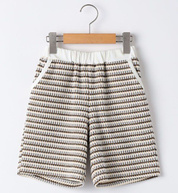 SHIPS KIDS「SHIPS KIDS:140cm / ジャカード ショート パンツ」|その他|ブラウン