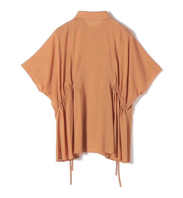 SHIPS for women「《予約》【WEB限定】〈手洗い可能〉ウエスト ドロスト シアー ブラウス」|シャツ・ブラウス|