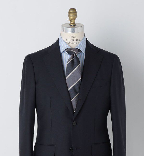 SHIPS「SHIPS: シルク バスケット ツイル ワイド ストライプ ネクタイ」|ネクタイ・蝶ネクタイ|