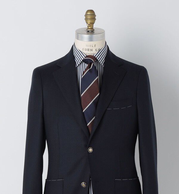 SHIPS「SHIPS: シルク バスケット ツイル ワイド ストライプ ネクタイ」|ネクタイ・蝶ネクタイ|