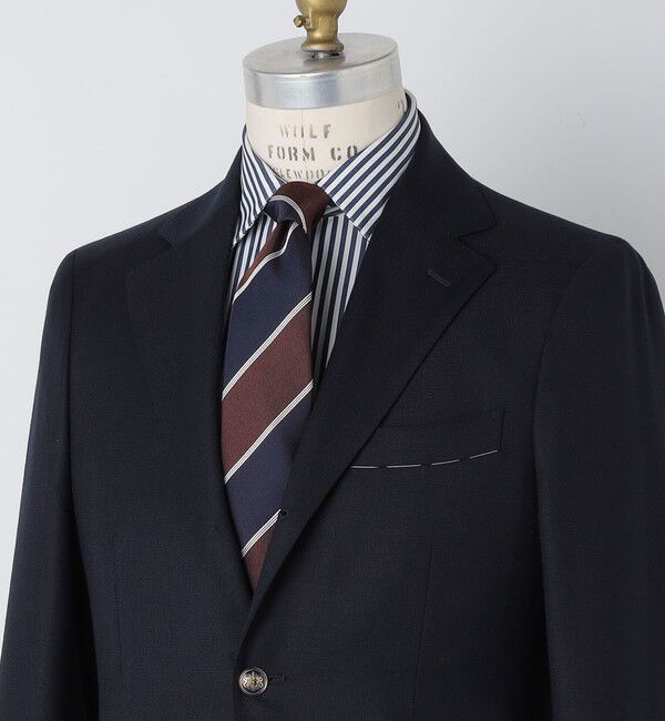 SHIPS「SHIPS: シルク バスケット ツイル ワイド ストライプ ネクタイ」|ネクタイ・蝶ネクタイ|