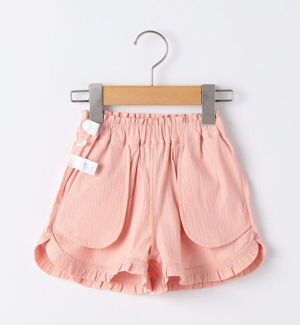 SHIPS KIDS「SHIPS KIDS:80～90cm / 〈接触冷感〉ドライタッチ フリル ショート パンツ」|その他|