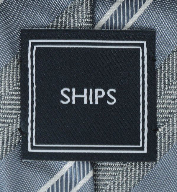 SHIPS「SHIPS: シルク デラヴェ サテン ストライプ ネクタイ」|ネクタイ・蝶ネクタイ|