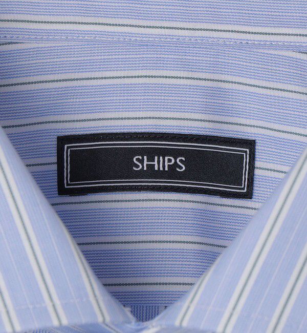 SHIPS「SHIPS: MADE IN JAPAN オルタネイト ストライプ ワイド カラー シャツ」|シャツ・ブラウス|