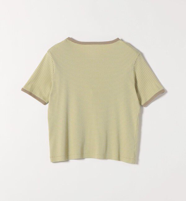 SHIPS any「Healthknit:〈洗濯機可能〉リブ ボーダー TEE」|Tシャツ・カットソー|