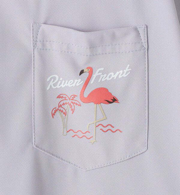 SHIPS Colors 「【WEB限定】SHIPS Colors:90～140cm /〈接触冷感・UVカット〉カノコ ポケット プリントT」|Tシャツ・カットソー|