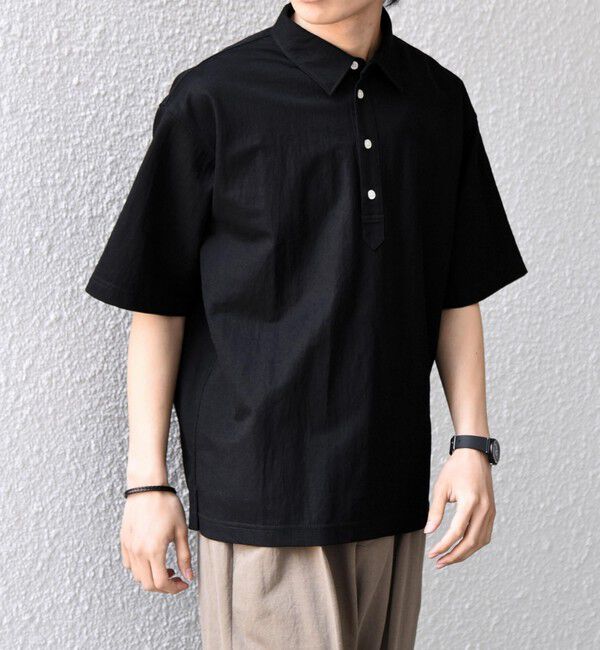SHIPS any「SHIPS any: 360&deg; THE CIRCLE STRETCH リネン ミックス ポロシャツ◆」|ポロシャツ|