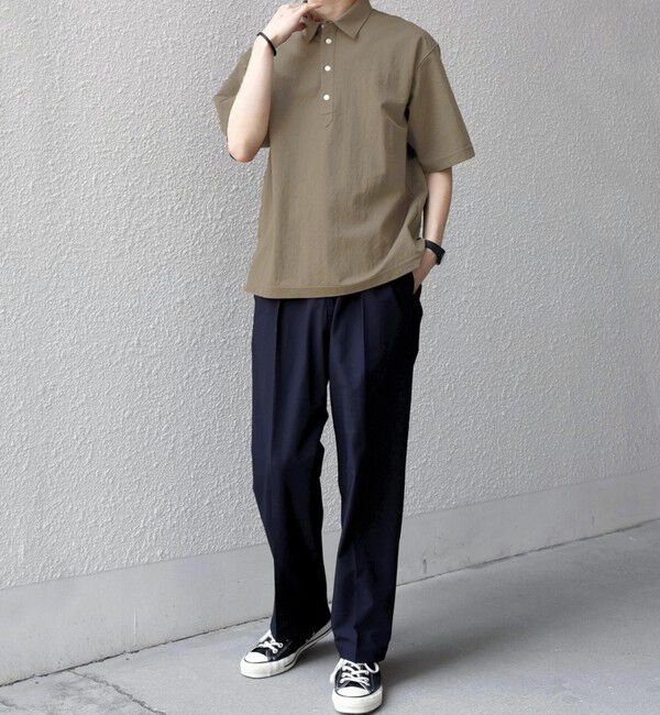 SHIPS any「SHIPS any: 360&deg; THE CIRCLE STRETCH リネン ミックス ポロシャツ◆」|ポロシャツ|