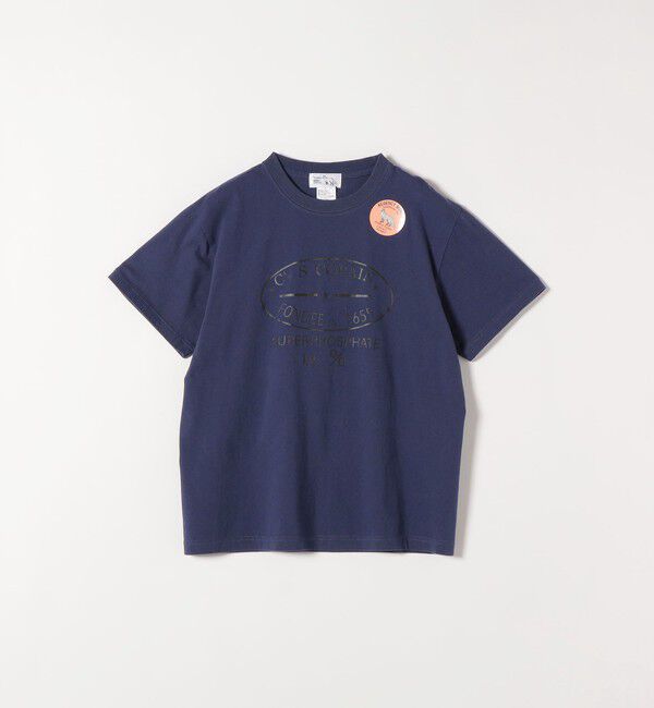 SHIPS any「REGENCY WORKS:〈洗濯機可能〉プリント TEE」|Tシャツ・カットソー|ネイビー