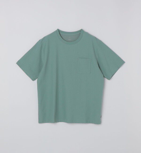 SHIPS「SHIPS:〈接触冷感/ 遮熱/ UVカット〉COVEROSS(R) フリーザー Tシャツ」|Tシャツ・カットソー|ライトグリーン