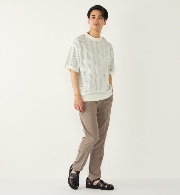 SHIPS Colors 「《予約》【WEB限定】SHIPS Colors:〈手洗い可能〉リネンタッチ 針抜き ニット◆」|ニット・セーター|