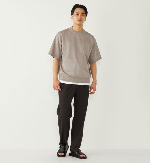 SHIPS Colors 「《予約》【WEB限定】SHIPS Colors:〈手洗い可能〉リネンタッチ 針抜き ニット◆」|ニット・セーター|