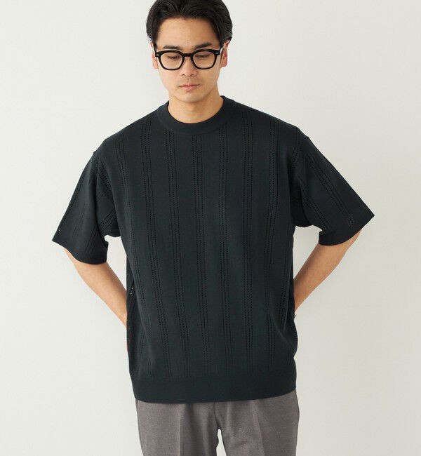 SHIPS Colors 「《予約》【WEB限定】SHIPS Colors:〈手洗い可能〉リネンタッチ 針抜き ニット◆」|ニット・セーター|