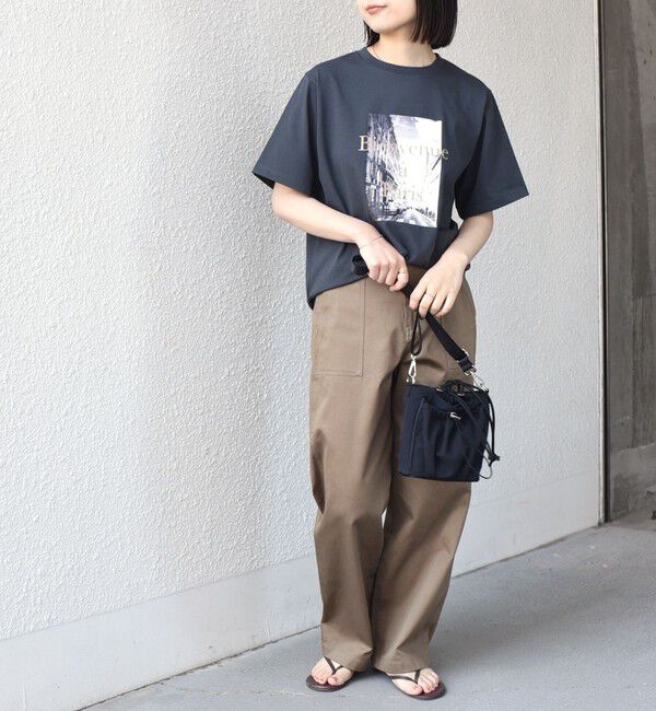 SHIPS Colors 「《予約》SHIPS Colors:〈接触冷感・UVカット・洗濯機可能〉PARIS フォト TEE◆」|Tシャツ・カットソー|