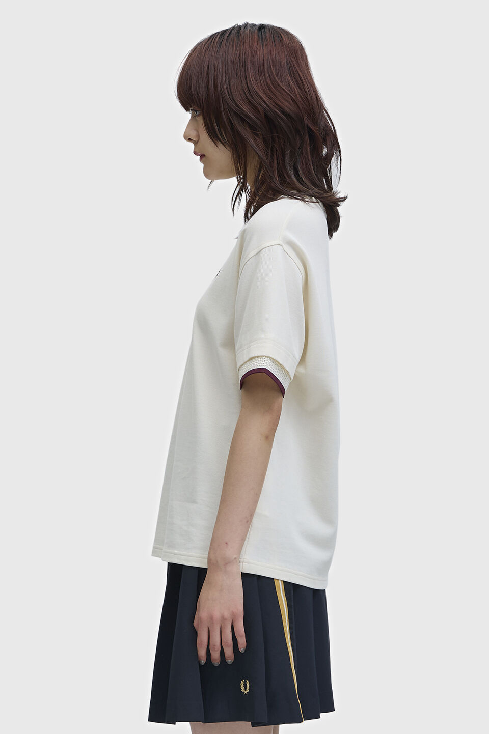 FRED PERRY 「Mesh Cuff Pique T-Shirt」|Tシャツ・カットソー|