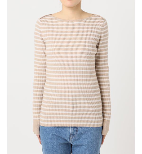 OUTDOOR PRODUCTS Usual Things「ボーダーボートネックニット」|ニット・セーター|