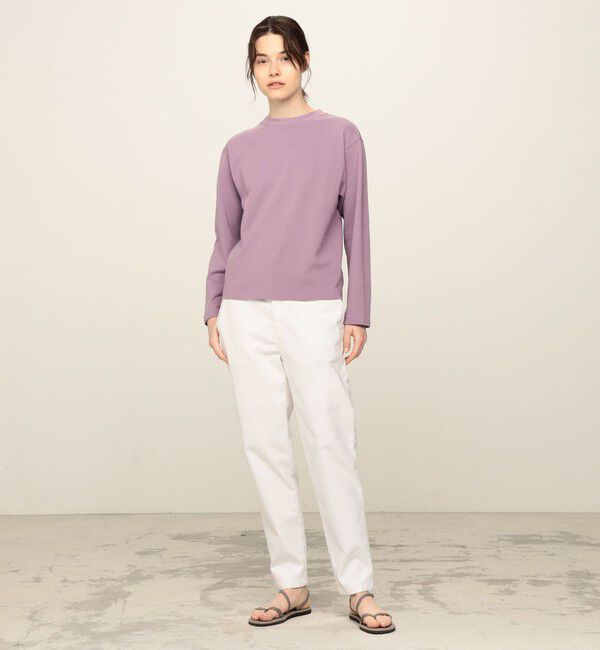 GALERIE VIE「コットン クルーネックプルオーバー」|Tシャツ・カットソー|