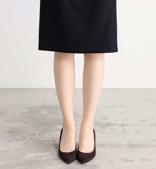 TOMORROWLAND collection「ウールストレッチオックス Iラインスカート」|タイト|