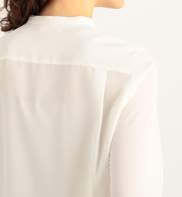 Ballsey「クリアデシン ボウタイブラウス」|シャツ・ブラウス|