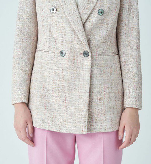 TOMORROWLAND collection「ファンシーテープ ダブルブレストジャケット」|テーラードジャケット|