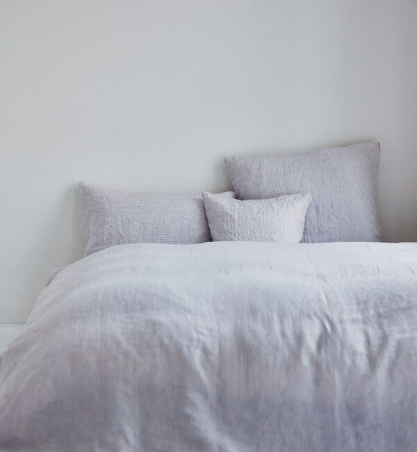 TOMORROWLAND HOME「ストライプリネン 掛布団カバー（ダブル）」|その他|