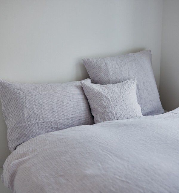 TOMORROWLAND HOME「ストライプリネン 掛布団カバー（ダブル）」|その他|