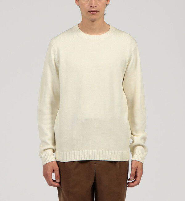 TOMORROWLAND MENS「TOMORROWLAND tricot メリノベーシック クルーネックプルオーバー」|ニット・セーター|