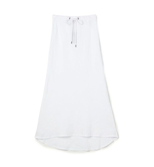 JAMES PERSE「ライトウェイトリネン ハイロースカート WKO5983」|フレア|11 ホワイト