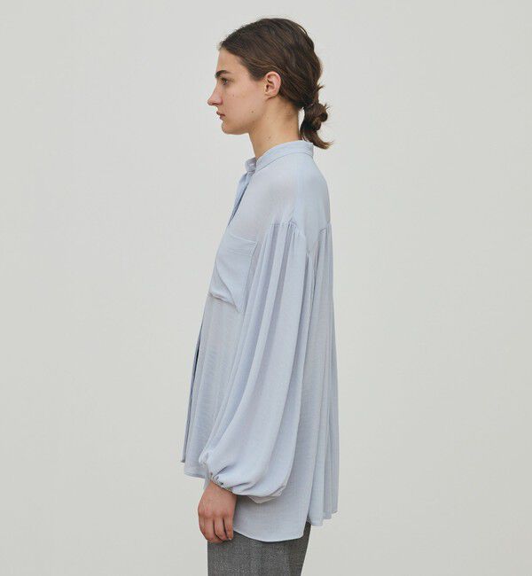 DES PRES「ダブルクレープ チュニックブラウス」|シャツ・ブラウス|