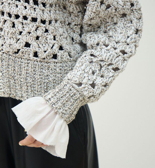 MACPHEE「ルレックスハンドニット ジップアップカーディガン」|カーディガン|